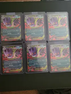 Pokemon TCG Phantasmal Flames Mega Gengar EX Holo Full Art Lot 6 Cards - Image 1