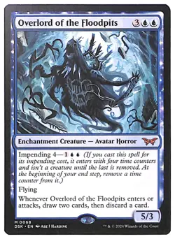 Overlord of the Floodpits - 68 - Duskmourn: House of Horror (DSK) MTG - Image 1