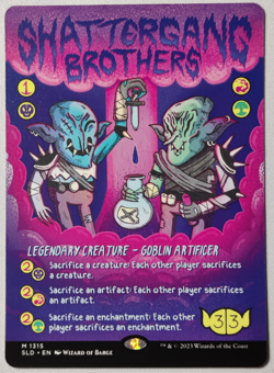 MTG Secret Lair Shattergang Brothers #1315 SLD Goblin & Squabb [UPick Foil/Reg] - Image 3