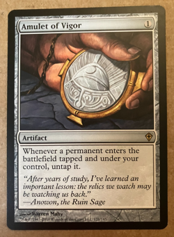 MTG | Worldwake Edition | Amulet of Vigor | Magic the Gathering - Image 1
