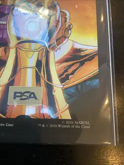 Magic the Gathering Thanos PSA Magazine Sealed Promo Swords to Plowshares Marvel - Image 5