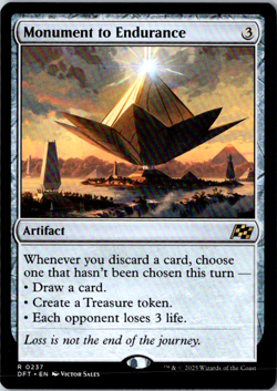 Monument to Endurance R Aetherdrift 237 Near Mint - Image 1