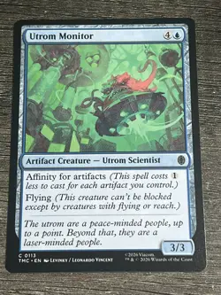 Utrom Monitor #113 (NM) Commander Teenage Mutant Ninja Turtles TMC Magic MTG - Image 1