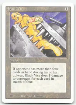 BLACK VISE UC REVISED EDITION MAGIC: THE GATHERING NEAR MINT - Image 1
