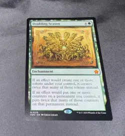 Doubling Season #0216 FDN Rare Green Enchantment 2021 Magic: The Gathering MTG - Image 1