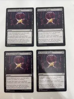 MTG 4x Reckoner's Bargain Kamigawa: Neon Dynasty Regular LP FREE SHIPPING - Image 1
