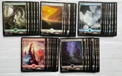50x Battle for Zendikar Full Art Basic Lands MTG Magic The Gathering - Image 1