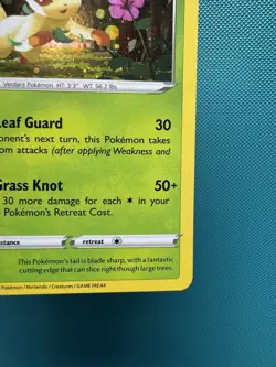 Pokemon TCG Sword & Shield - Leafeon #SWSH191 Black Star Promo Cosmos Holo NM - Image 5