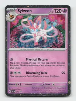 Sylveon (Cosmos Holo) 172 SVP Scarlet & Violet Promo Holo Pokemon Holo NM/M - Image 1