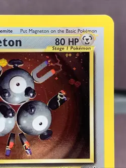 Pokemon TCG Magneton 10/64 Neo Revelation Holo Rare VTG WOTC 2001 NM Swirl - Image 3