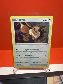 Eevee SWSH042 Promo SWSH: Sword & Shield Promo Cards Black Star Promo Pokemon LP - Image 1