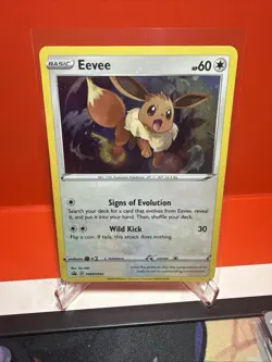 Eevee SWSH042 Promo SWSH: Sword & Shield Promo Cards Black Star Promo Pokemon LP - Image 2