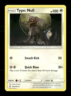 Type: Null 183/236 Unified Minds NM/M Pokemon - Image 1