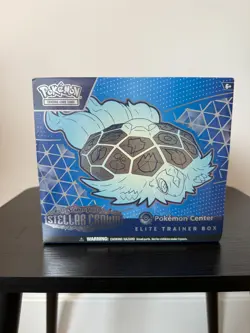 Pokemon Center ETB Stellar Crowm Elite Trainer Box Factory Sealed Cards TCG - Image 1