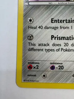 Pokemon TCG Magearna XY165 Black Star Promo Cosmos Holo LP - Image 4