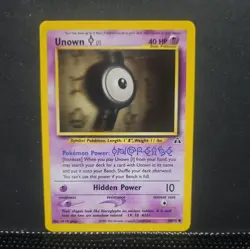 Unown I 68/75 Neo Discovery Rare Vintage Pokemon Card Unknown [I] - Image 1