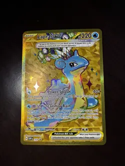 Pokemon TCG Lapras ex 164 Sv: Scarlet & Violet Promo Full Art Holo English - Image 1