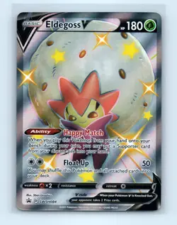 Pokemon tcg SWSH: Sword & Shield Promo Cards Eldegoss V Near Mint or Better - Image 1