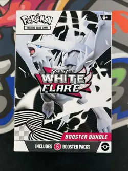 POKEMON TCG Scarlet & Violet—White Flare Booster Bundle 6 Packs English 2025 - Image 1