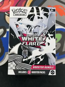 POKEMON TCG Scarlet & Violet—White Flare Booster Bundle 6 Packs English 2025 - Image 1