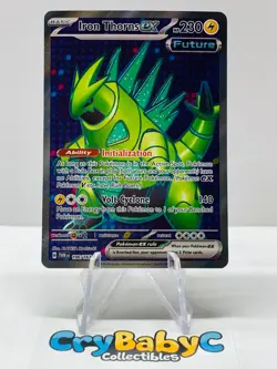 Pokemon Iron Thorns ex 196/167 Twilight Masquerade SV Ultra Rare FUll Art - Image 1