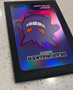 Pokemon Center x Bear Walker Gengar Skateboard Card: 1076/1250 - Image 5
