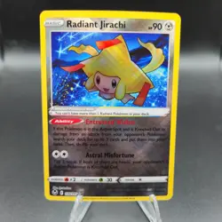 Radiant Jirachi 120/195 Pokemon Card - SWSH12: Silver Tempest - NM - Image 1