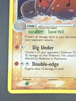 Pokemon TCG DUGTRIO 5/100 Holofoil & Deck Excl. EX Crystal Guardians 2006 NM - Image 5