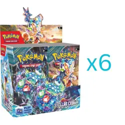 Pokemon TCG - Scarlet & Violet: Stellar Crown Sealed Booster Box Case - Image 1