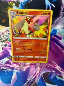 BLAZIKEN 6/70 DRAGON MAJESTY Holo Rare Pokemon - Image 1