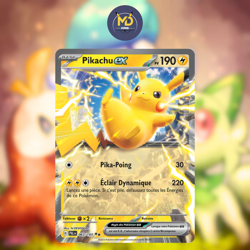 Carte Pokemon Francaise - Pikachu EX 063/193 - Evolutions a Paldea - Image 1