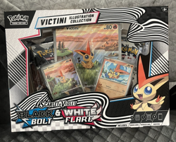 Pokemon TCG Black Bolt & White Flare Unova Victini Illustration Collection Box - Image 1
