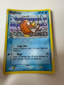 Magikarp 64/107 Common Deoxys Pokemon Reverse Holo Lightly Played (Curve) - Image 1