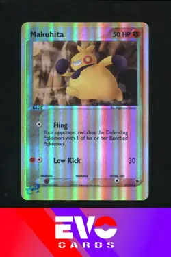 Makuhita 57/109 - ex Ruby & Sapphire - Reverse holo - Excellent - Image 1