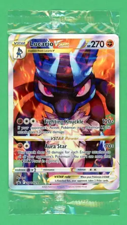 Lucario VStar Pokemon Sword & Sheild Promo SWSH291 SEALED - Image 1