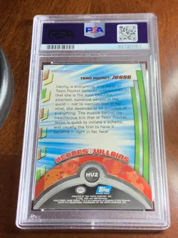 2000 Topps Pokemon TV #HV2 Jesse Foil PSA 8 NM-MT - Image 2