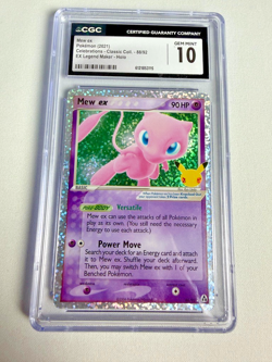 CGC 10 Mew EX 88/92 Pokemon Celebrations Classic 2021 English - Image 1