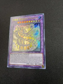 YUGIOH CYBER ETERNITY DRAGON LDS2-EN033 ULTRA 1ST ED NM A6 - Image 2