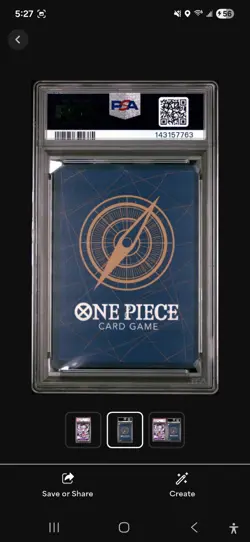 2024 ONE PIECE MONKEY D. LUFFY GEAR 5 STARTER DECK ST18 PURPLE ENGLISH PSA 10 - Image 4