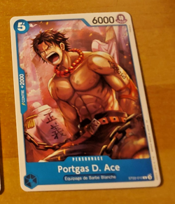 ONE PIECE CARD GAME CARTE FRANCAISE Ace ST22-010 FR MINT - Image 1