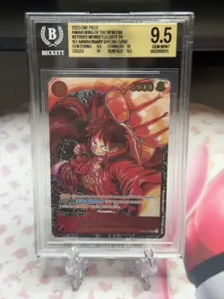 One Piece Awakening Monkey D. Luffy 1st Anniversary Special ST01-012 BGS 9.5 Gem - Image 3