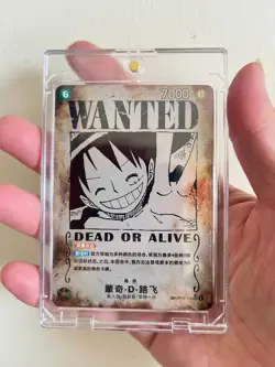 ‍One Piece Monkey.D.Luffy OP13-118 Wanted Poster Luffy Alt Art Chinese - Image 1