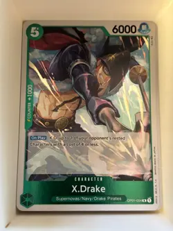 OP01-054 X.Drake English R One Piece TCG Card Game - Image 1