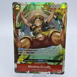 Monkey D Luffy Op06-013 AA Parallel One Piece Card Wings Of The Captain English - Image 2