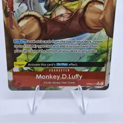 Monkey D Luffy Op06-013 AA Parallel One Piece Card Wings Of The Captain English - Image 4
