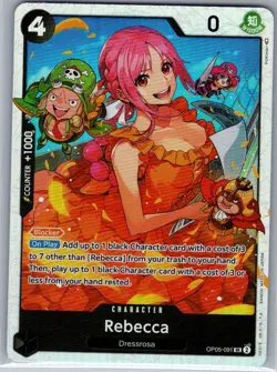 Rebecca OP05-091 SR Premium Booster -The Best- Vol. 2 - One Piece Card - NM - Image 1