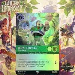 Disney Lorcana | Wilds Unknown | EPIC | Buzz Lightyear - Space Ranger - Image 1