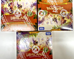Disney Lorcana TCG Japanese Booster Pack WILDS UNKNOWN BOX Set of 3 New - Image 1