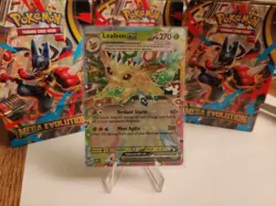 Play! Pokemon TCG Prize Pack Series 7 Prismatic Evolutions 006 /131 Leafeon ex - Image 1