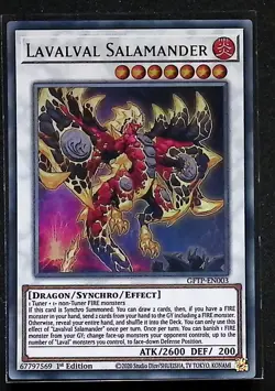 Lavalval Salamander - GFTP-EN003 - Ultra Rare - 1st Edition - Yugioh - Image 1